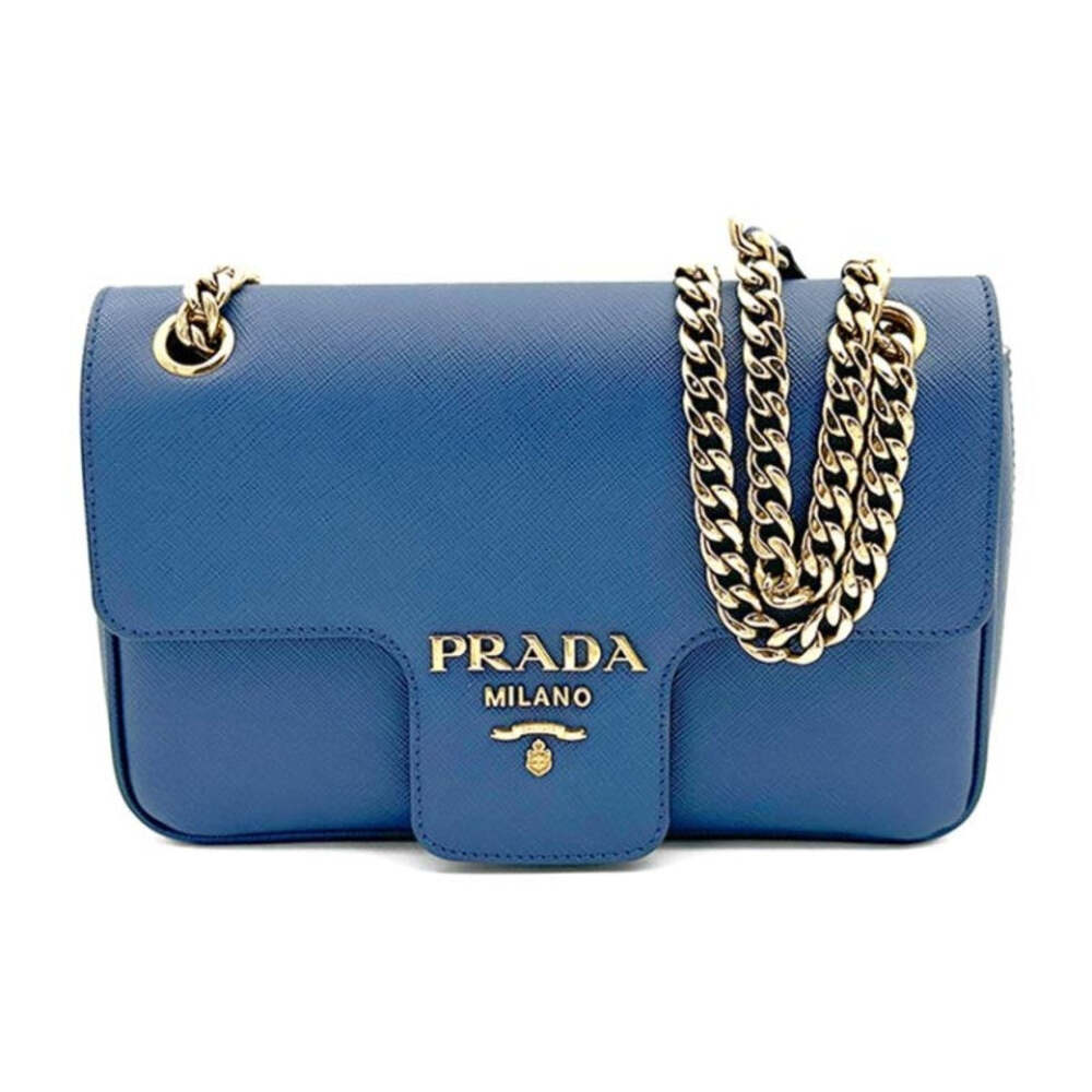 Prada Saffiano Chain Shoulder Bag #352615F80B